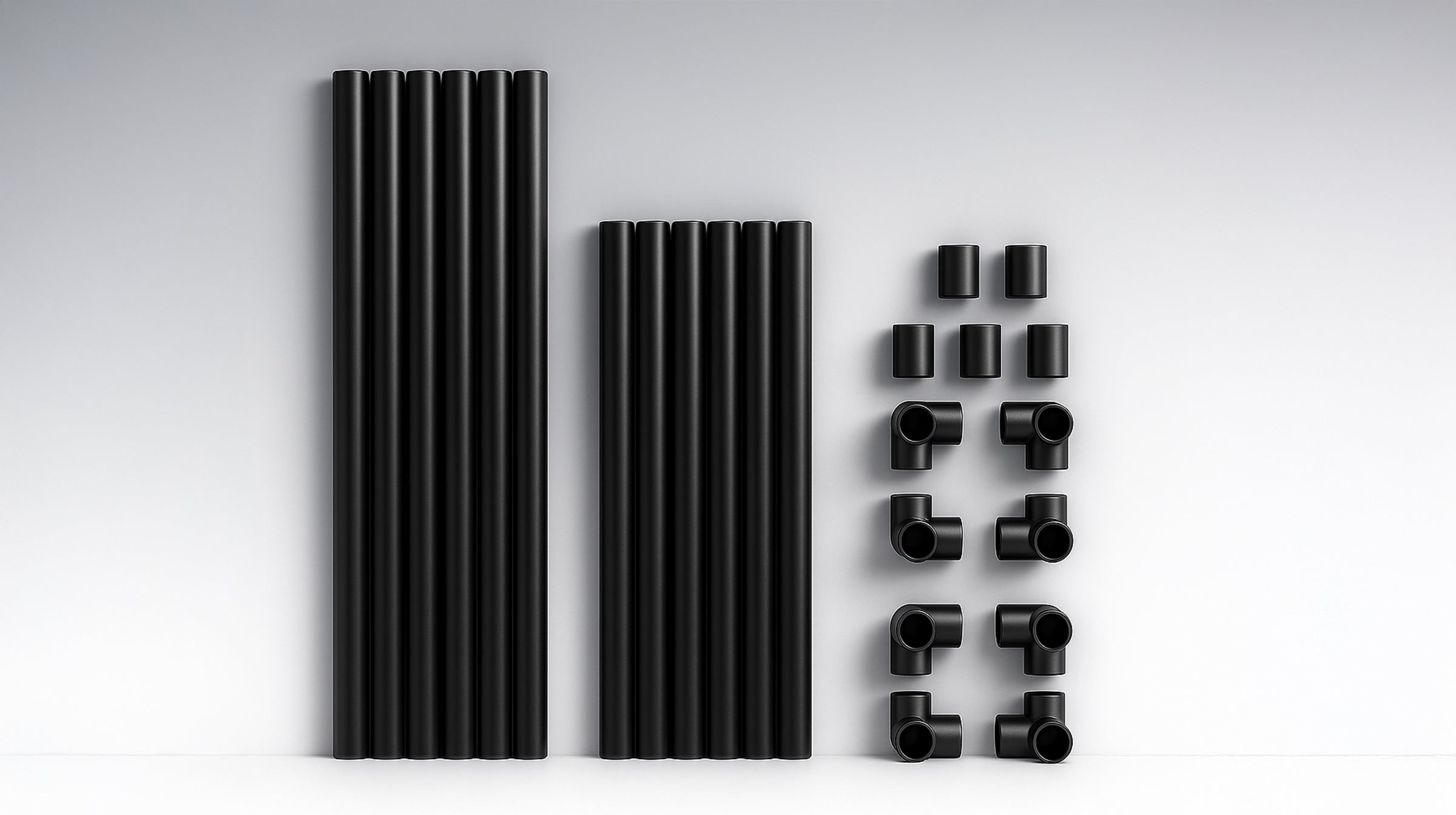 Rahmenrohre und Verbinder der VOXLY Vocal Booth